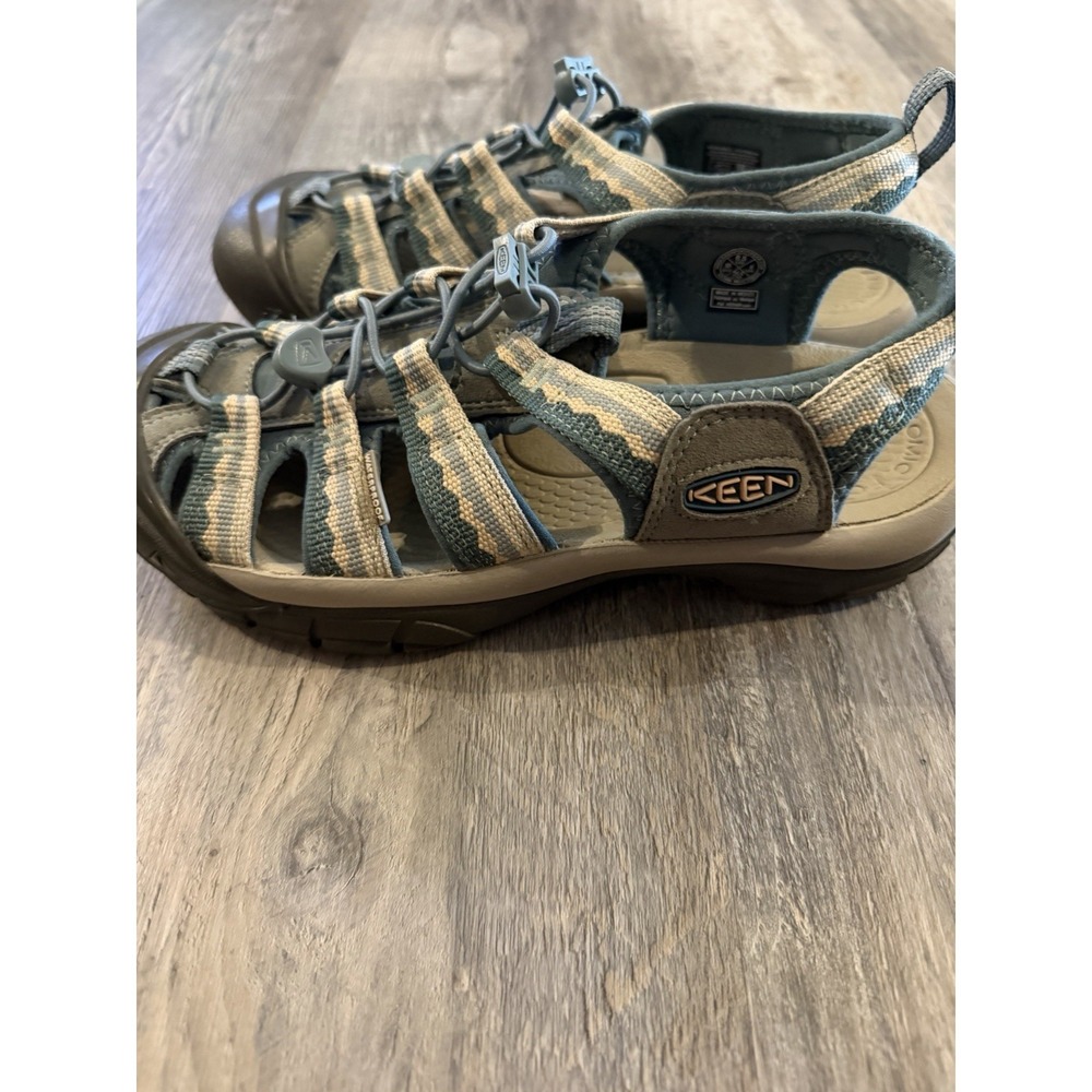 Keen Newport H2 Womens Waterproof Hiking Sandals Blue Gray Trail Shoes Size 8.5 - Picture 3 of 6